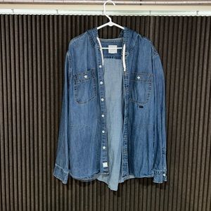 American Eagle Jean Button Down